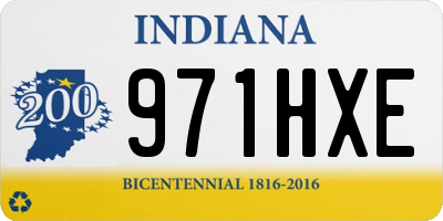 IN license plate 971HXE