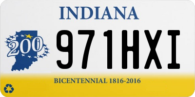 IN license plate 971HXI