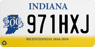 IN license plate 971HXJ