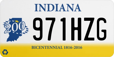IN license plate 971HZG