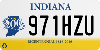 IN license plate 971HZU