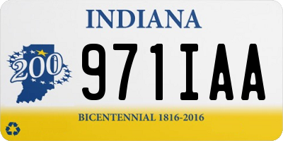 IN license plate 971IAA
