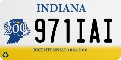 IN license plate 971IAI
