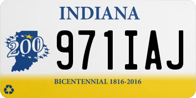 IN license plate 971IAJ