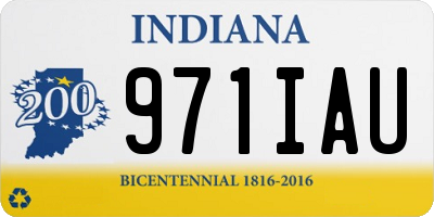 IN license plate 971IAU