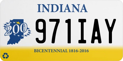 IN license plate 971IAY
