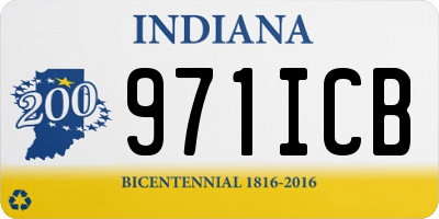 IN license plate 971ICB