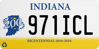 IN license plate 971ICL