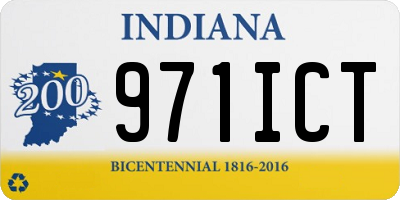 IN license plate 971ICT