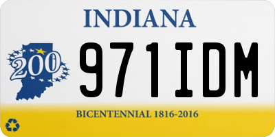 IN license plate 971IDM