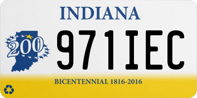 IN license plate 971IEC