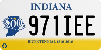 IN license plate 971IEE