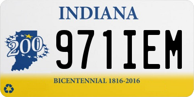 IN license plate 971IEM
