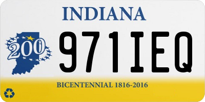 IN license plate 971IEQ