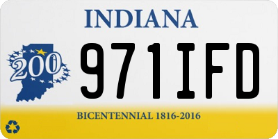 IN license plate 971IFD