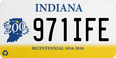 IN license plate 971IFE