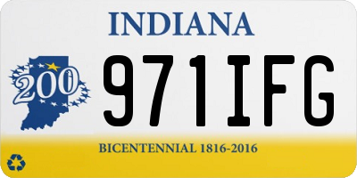 IN license plate 971IFG