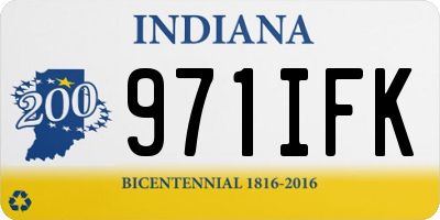 IN license plate 971IFK