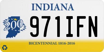 IN license plate 971IFN