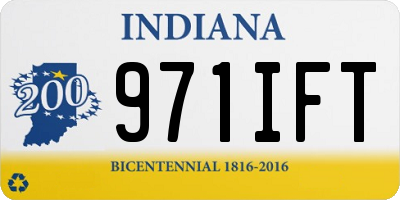 IN license plate 971IFT