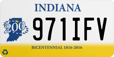 IN license plate 971IFV