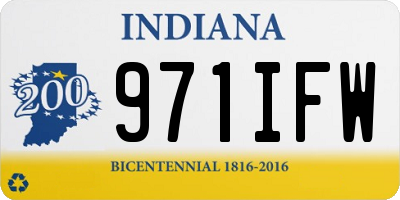 IN license plate 971IFW