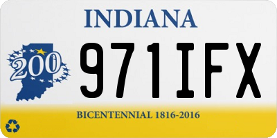 IN license plate 971IFX