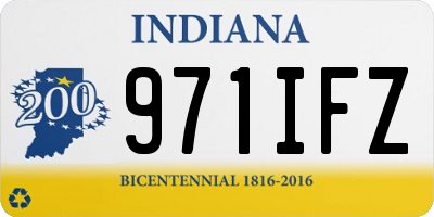 IN license plate 971IFZ