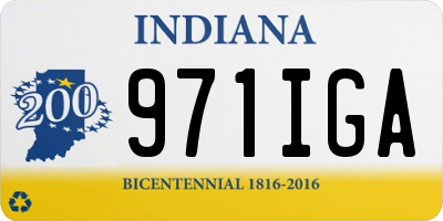 IN license plate 971IGA
