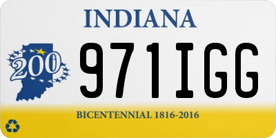 IN license plate 971IGG
