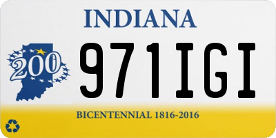 IN license plate 971IGI