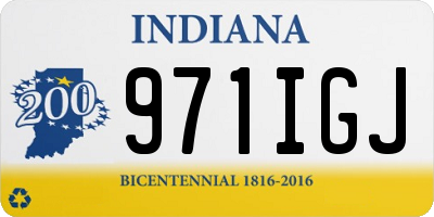 IN license plate 971IGJ