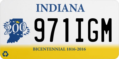 IN license plate 971IGM