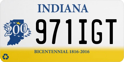 IN license plate 971IGT