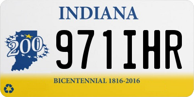 IN license plate 971IHR