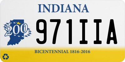 IN license plate 971IIA