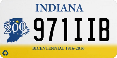 IN license plate 971IIB