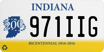 IN license plate 971IIG