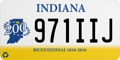 IN license plate 971IIJ