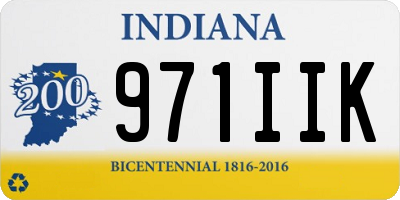 IN license plate 971IIK