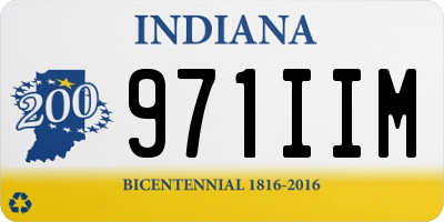 IN license plate 971IIM