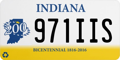 IN license plate 971IIS