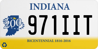 IN license plate 971IIT
