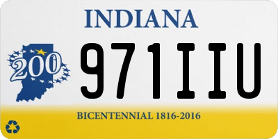 IN license plate 971IIU