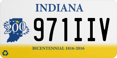 IN license plate 971IIV