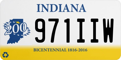 IN license plate 971IIW