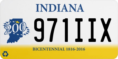 IN license plate 971IIX