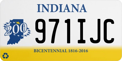 IN license plate 971IJC