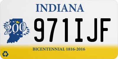 IN license plate 971IJF