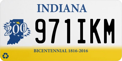 IN license plate 971IKM